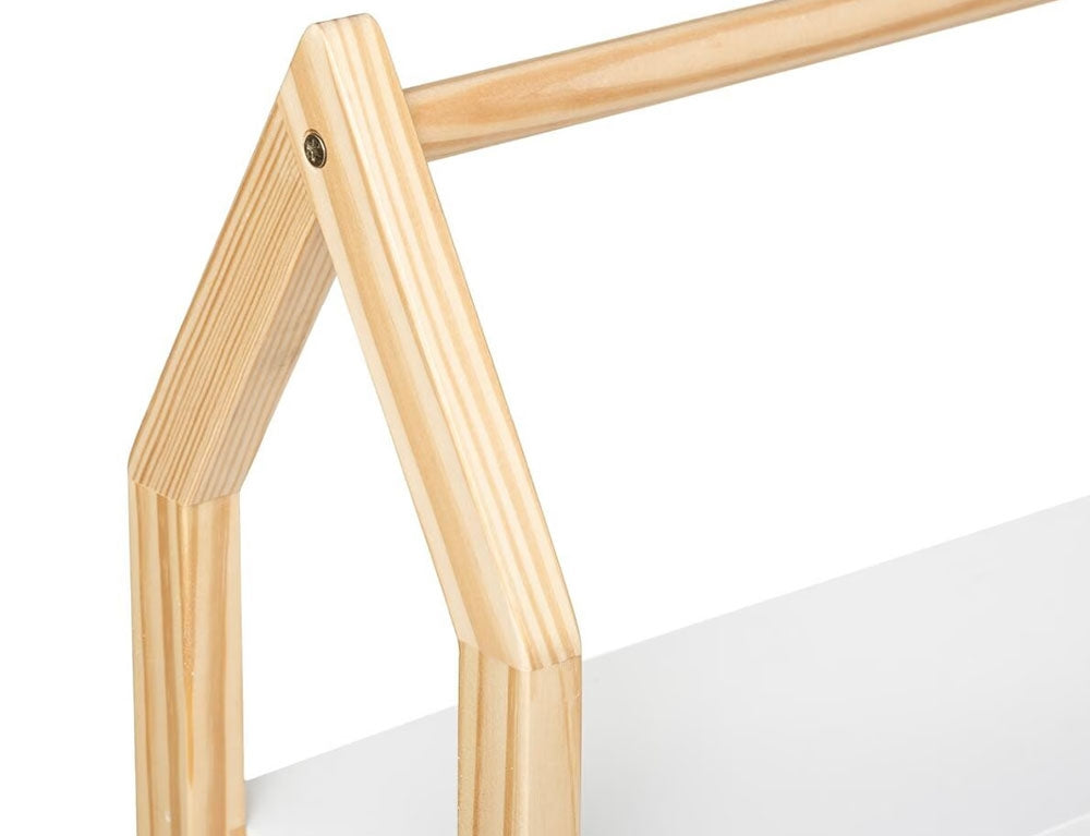 Βιβλιοθήκη Maison Atmosphera με 2 ράφια και διαστάσεις ( 56x15x50.8cm ) Ξύλου/Λευκό