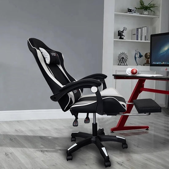 PRO G5 ΜΑΥΡΟ/ΛΕΥΚΟ ΠΟΛΥΘΡΟΝΑ GAMING/ΜΕ ΥΠΟΠΟΔΙΟ