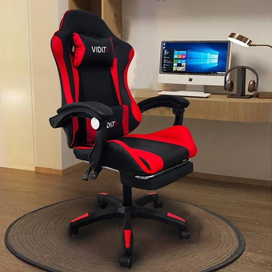 PRO G5 ΜΑΥΡΟ/ΚΟΚΙΝΟ ΠΟΛΥΘΡΟΝΑ GAMING/ΜΕ ΥΠΟΠΟΔΙΟ