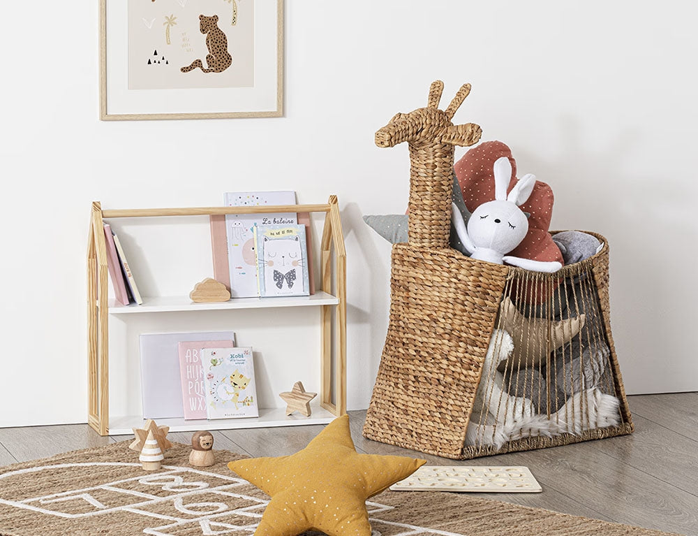 Βιβλιοθήκη Maison Atmosphera με 2 ράφια και διαστάσεις ( 56x15x50.8cm ) Ξύλου/Λευκό