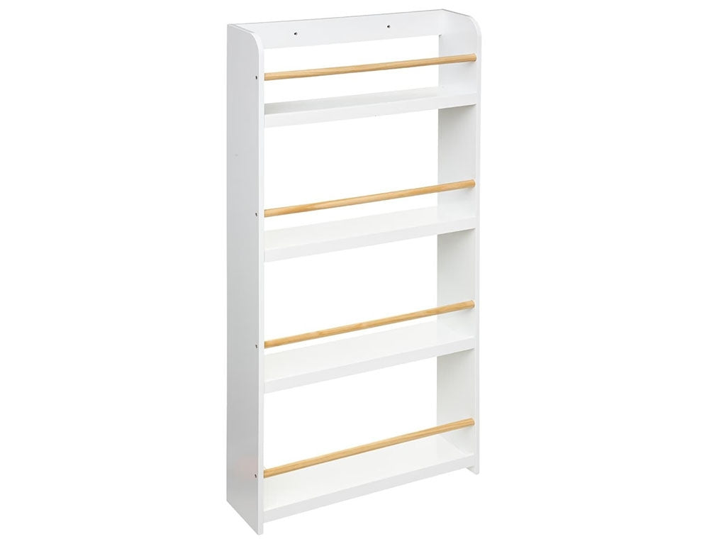 Παιδική Βιβλιοθήκη Atmosphera με 4 ράφια (55x15x118cm) - Aπόχρωση Ξύλου/Λευκό
