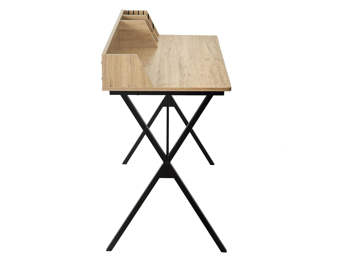 Γραφείο Klaus Home Deco Factory με 2 διαμερίσματα αποθήκευσης και διαστάσεις 90x50x84.5cm