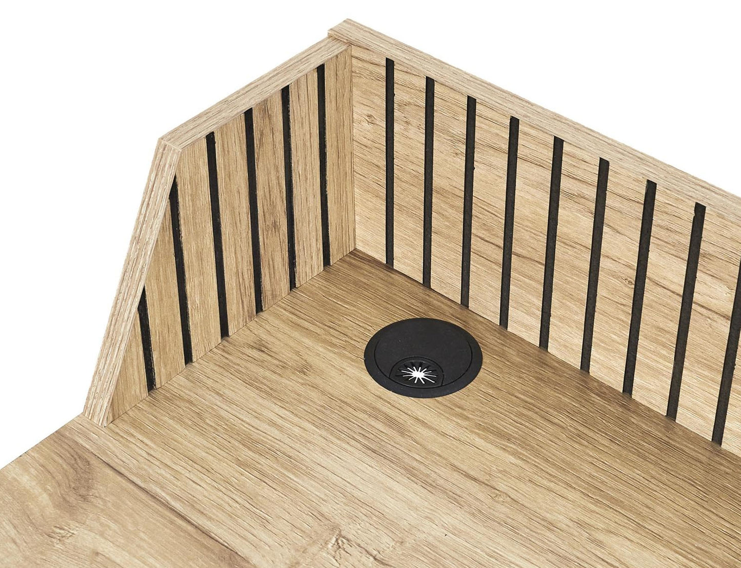 Γραφείο Klaus Home Deco Factory με 2 διαμερίσματα αποθήκευσης και διαστάσεις 90x50x84.5cm