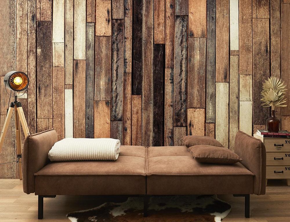 Τριθέσιος Καναπές Κρεβάτι Home Deco Factory με διαστάσεις 198x90x84cm