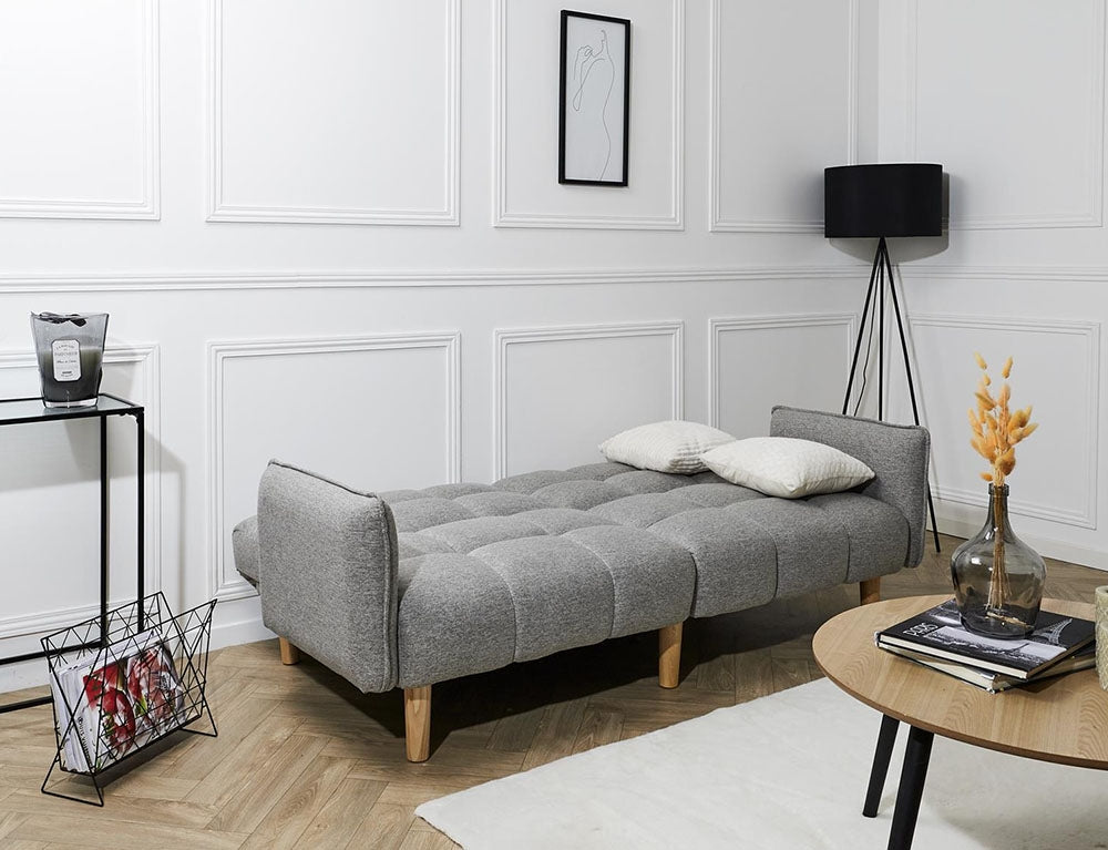 Τριθέσιος Καναπές Κρεβάτι Giulia με αφαιρούμενα μπράτσα  (195x83x91cm)