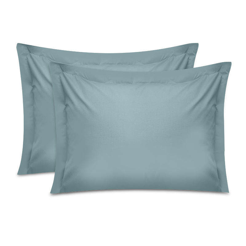 Μαξιλαροθήκες ύπνου Tonne Cotton Box Σετ 2 τμχ χρώμα μπλε 50×70+5εκ.