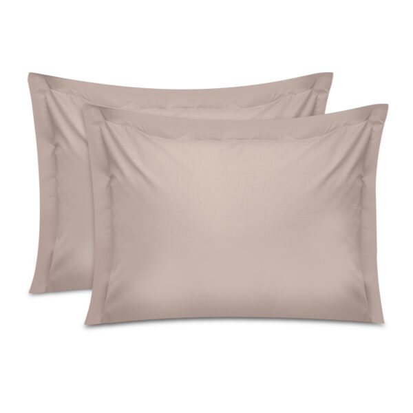 Μαξιλαροθήκες ύπνου Tonne Cotton Box Σετ 2 τμχ χρώμα μπεζ 50×70+5εκ.