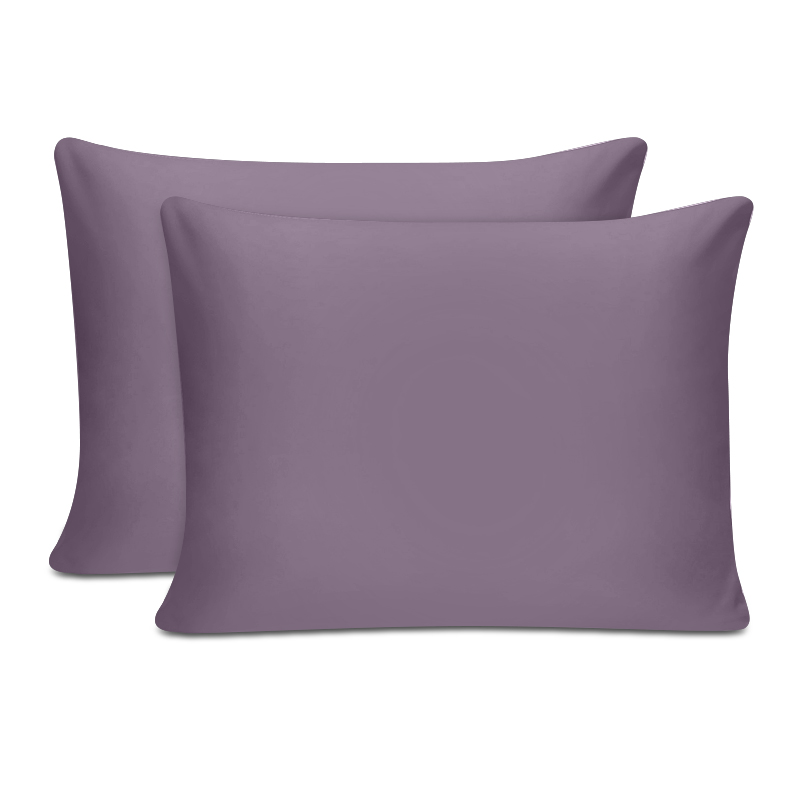 Μαξιλαροθήκες ύπνου Tonne Cotton Box Σετ 2 τμχ χρώμα dusty rose 50×80εκ.