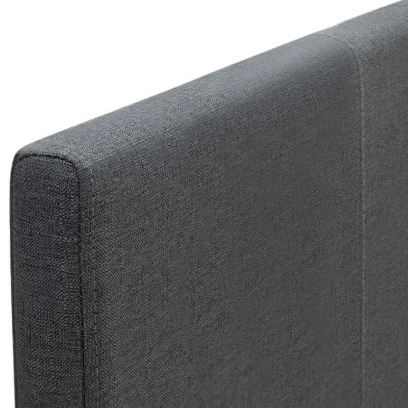 Κρεβάτι Flat Megapap υφασμάτινο χρώμα ανθρακί 120x200εκ. - Image 6