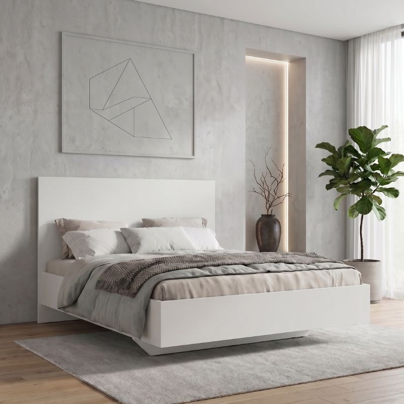 Κρεβάτι Oryana Megapap χρώμα λευκό 160×200εκ.