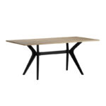 Τραπέζι Luna Megapap χρώμα florida oak 181x90x75εκ.