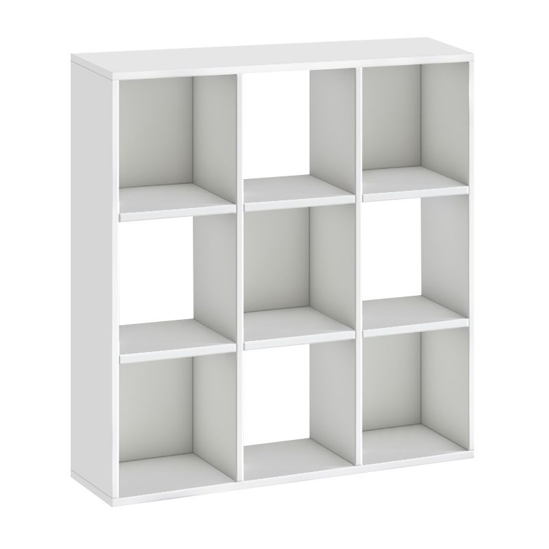 Βιβλιοθήκη Cube Megapap χρώμα λευκό 90x30x90εκ. - Image 4