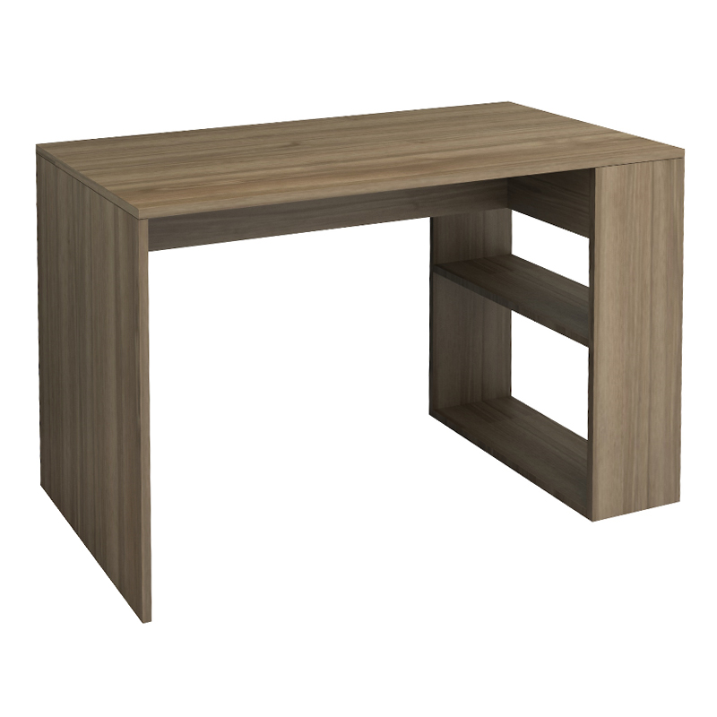 Γραφείο εργασίας Mikro Megapap χρώμα καρυδί 120x60x75εκ. - Image 5