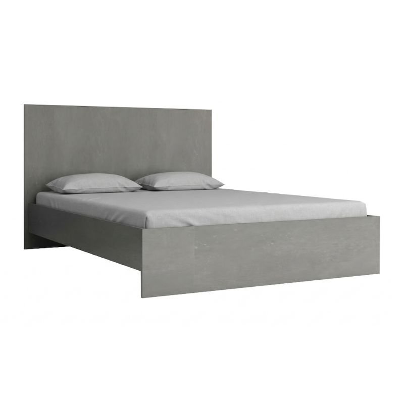 Κρεβάτι Troy Megapap χρώμα γκρι σκυροδέματος 150x200εκ. - Image 4