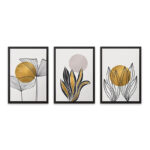 Πίνακας “Plants” Megapap 3 τμχ. σε πλαίσιο 35x45x2εκ.