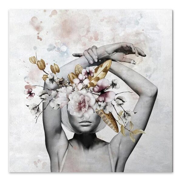 Πίνακας σε καμβά “Hidden Face” Megapap ψηφιακής εκτύπωσης 60x60x3 εκ.