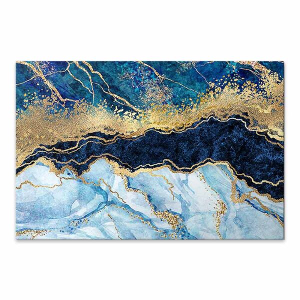 Πίνακας σε καμβά “Deep Blue” Megapap ψηφιακής εκτύπωσης 125x80x3εκ.