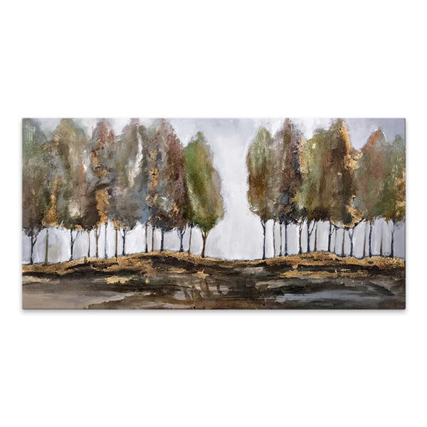 Πίνακας σε καμβά “Poplars” Megapap ψηφιακής εκτύπωσης 125x80x3εκ.