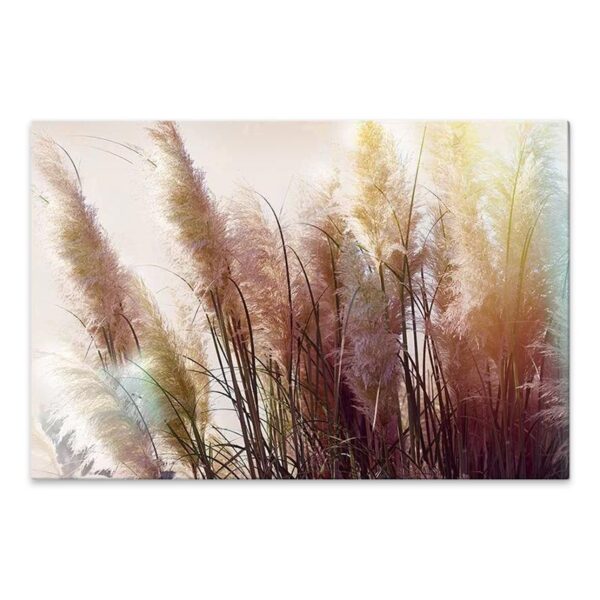 Πίνακας σε καμβά “Soft Pampas” Megapap ψηφιακής εκτύπωσης 90x60x3εκ.