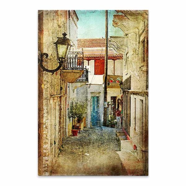 Πίνακας σε καμβά “Neighborhood” Megapap ψηφιακής εκτύπωσης 40x60x3εκ.