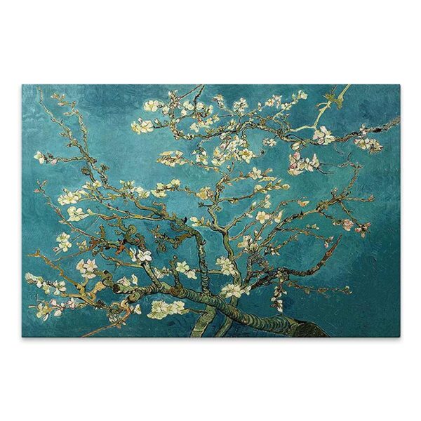 Πίνακας σε καμβά “Blooming Flowers” Megapap ψηφιακής εκτύπωσης 100x70x3εκ.