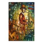Πίνακας σε καμβά “Street Artists” Megapap ψηφιακής εκτύπωσης 50x75x3εκ.