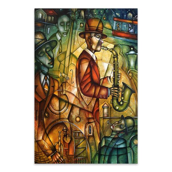 Πίνακας σε καμβά “Street Artists” Megapap ψηφιακής εκτύπωσης 50x75x3εκ.