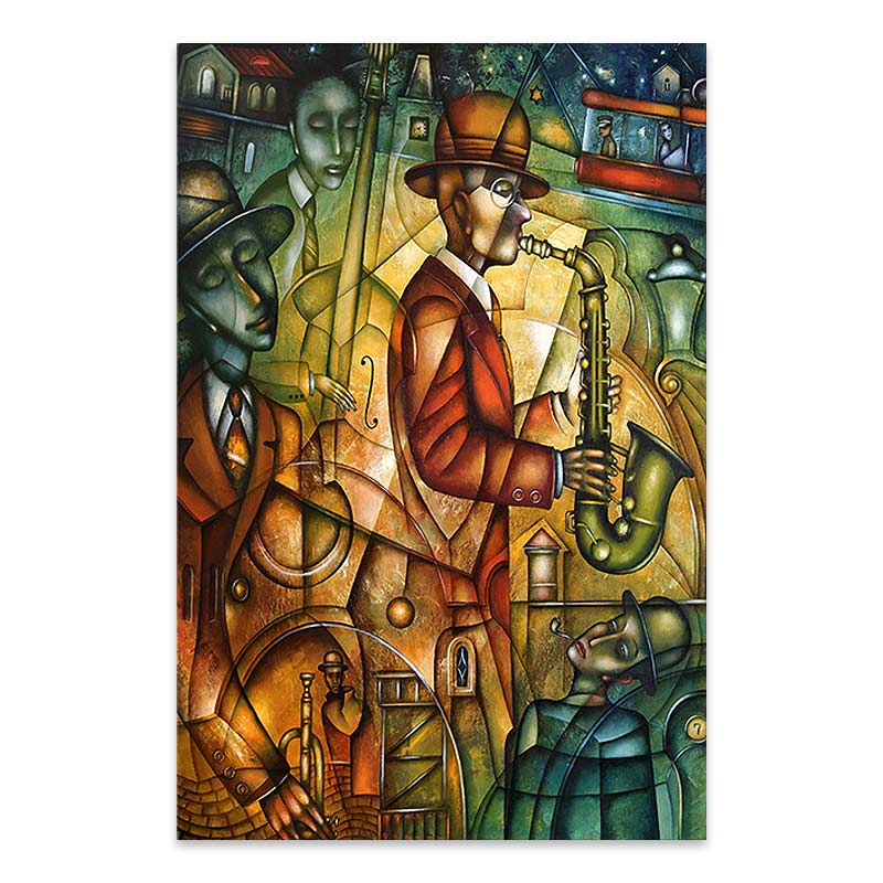 Πίνακας σε καμβά “Street Artists” Megapap ψηφιακής εκτύπωσης 50x75x3εκ.