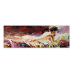 Πίνακας σε καμβά “Naked Girl” Megapap ψηφιακής εκτύπωσης 120x40x3εκ.