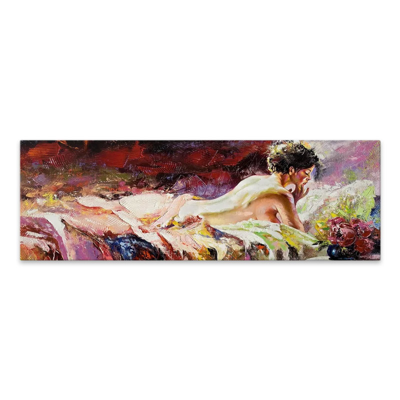 Πίνακας σε καμβά “Naked Girl” Megapap ψηφιακής εκτύπωσης 120x40x3εκ.