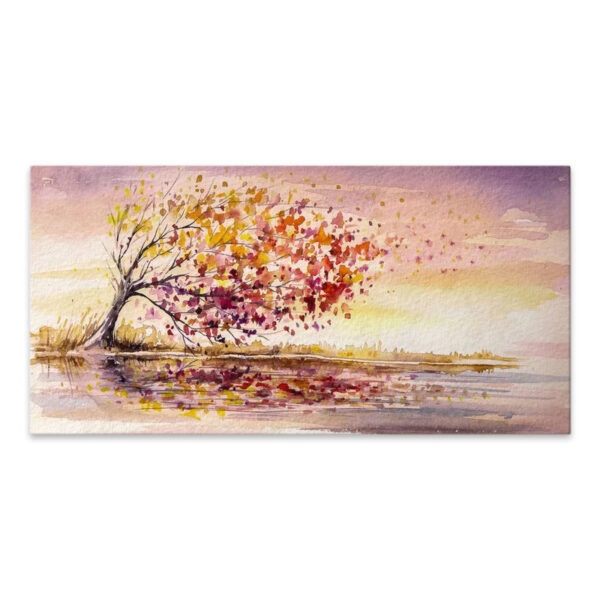 Πίνακας σε καμβά “Tree In The Wind” Megapap ψηφιακής εκτύπωσης 140x70x3εκ.