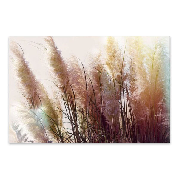 Πίνακας σε καμβά “Soft Pampas” Megapap ψηφιακής εκτύπωσης 125x80x3εκ.