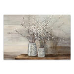Πίνακας σε καμβά “Willow Flowers” Megapap ψηφιακής εκτύπωσης 100x70x3εκ.