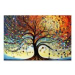 Πίνακας σε καμβά “Dream Tree” Megapap ψηφιακής εκτύπωσης 125x80x3εκ.