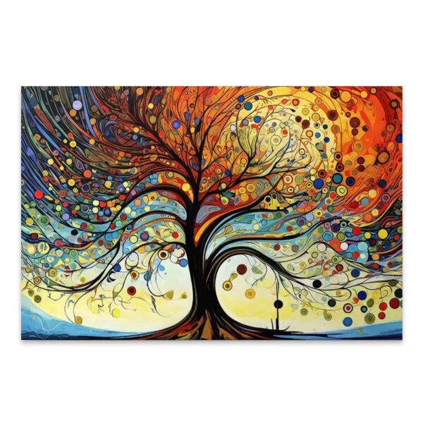 Πίνακας σε καμβά “Dream Tree” Megapap ψηφιακής εκτύπωσης 125x80x3εκ.
