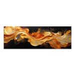Πίνακας σε καμβά “Abstract Heat Wave” Megapap ψηφιακής εκτύπωσης 150x50x3εκ.