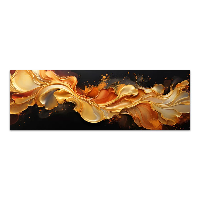 Πίνακας σε καμβά “Abstract Heat Wave” Megapap ψηφιακής εκτύπωσης 150x50x3εκ.