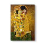Πίνακας σε καμβά “The Kiss” Megapap ψηφιακής εκτύπωσης 80x125x3εκ.