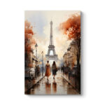 Πίνακας σε καμβά “Autumn in Paris” Megapap ψηφιακής εκτύπωσης 70x100x3εκ.