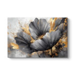 Πίνακας σε καμβά “Flowers Whispering in the Night” Megapap ψηφιακής εκτύπωσης 140x100x3εκ.