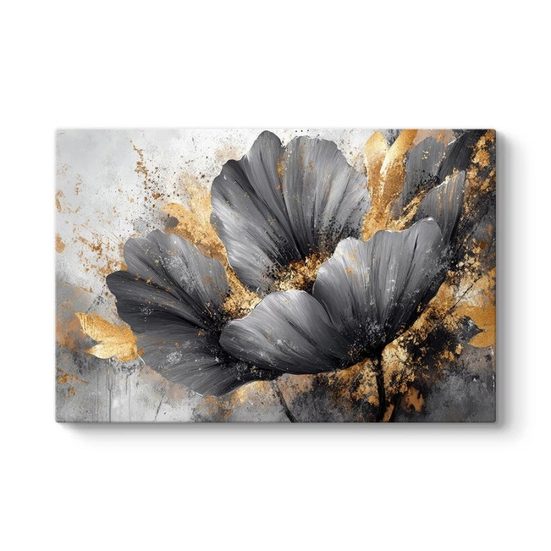 Πίνακας σε καμβά “Flowers Whispering in the Night” Megapap ψηφιακής εκτύπωσης 140x100x3εκ.