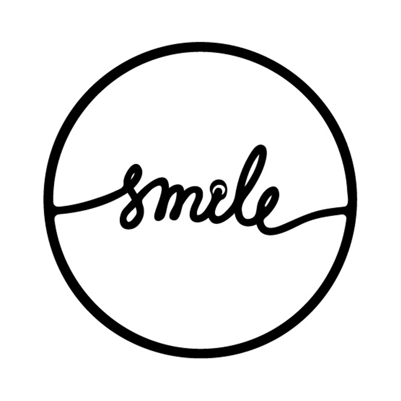 Διακοσμητικό τοίχου Smile Megapap μεταλλικό χρώμα μαύρο 45x2x45εκ. - Image 2