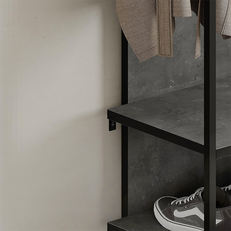 Έπιπλο εισόδου Archy Megapap χρώμα γκρι ρετρό 53x31,7x180εκ. - Image 5