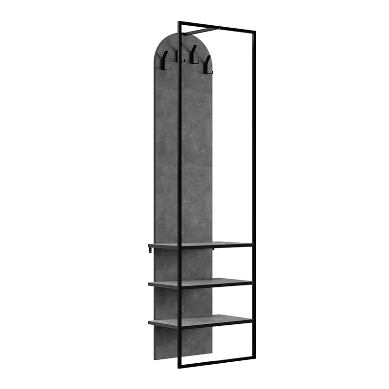 Έπιπλο εισόδου Archy Megapap χρώμα γκρι ρετρό 53x31,7x180εκ. - Image 6