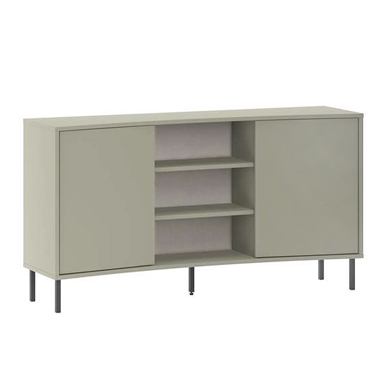 Μπουφές Frem Megapap χρώμα ash green 150x40x81εκ. - Image 6