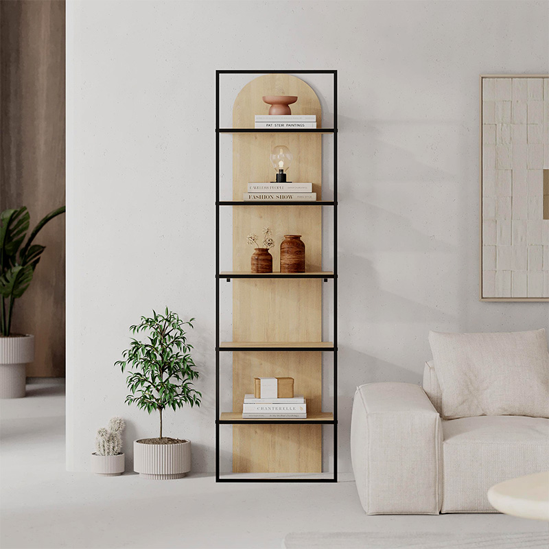 Βιβλιοθήκη Archy Megapap χρώμα sapphire oak 53x31,7x180εκ. - Image 2