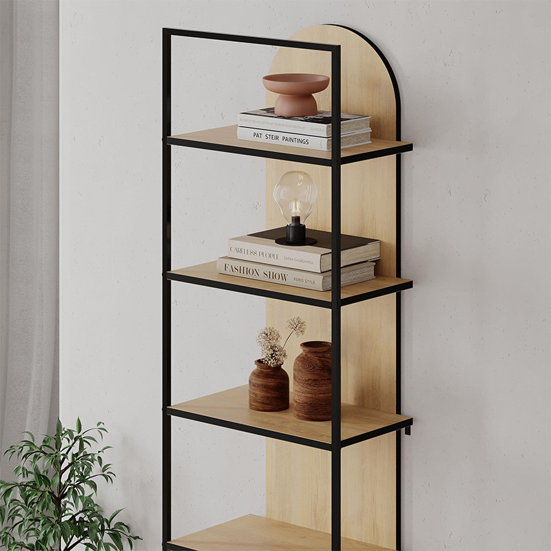Βιβλιοθήκη Archy Megapap χρώμα sapphire oak 53x31,7x180εκ. - Image 3