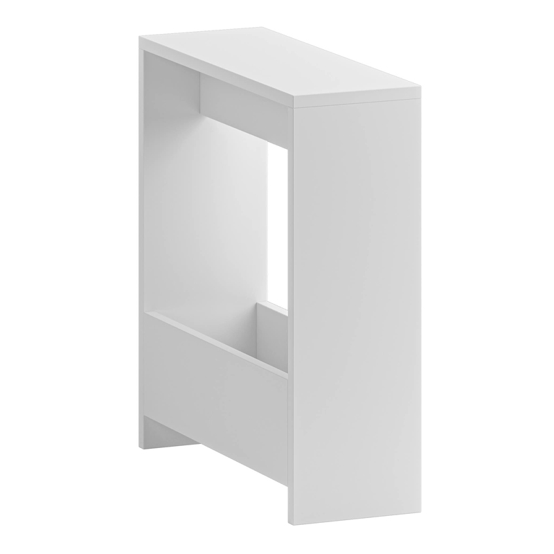 Τραπεζάκι βοηθητικό Simpi Megapap χρώμα λευκό 55x20x60εκ. - Image 3