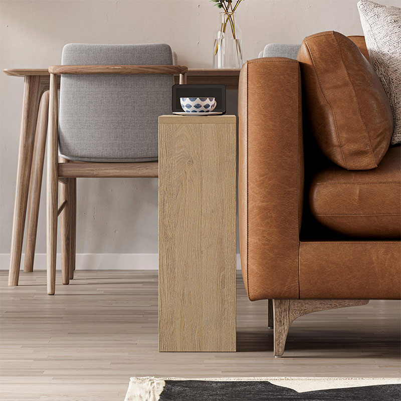 Τραπεζάκι βοηθητικό Simpi Megapap χρώμα sapphire oak 55x20x60εκ. - Image 3