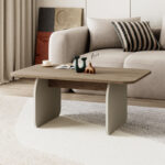 Τραπεζάκι σαλονιού Pietra Megapap χρώμα sepet oak – sandstone 100x60x41,8εκ.